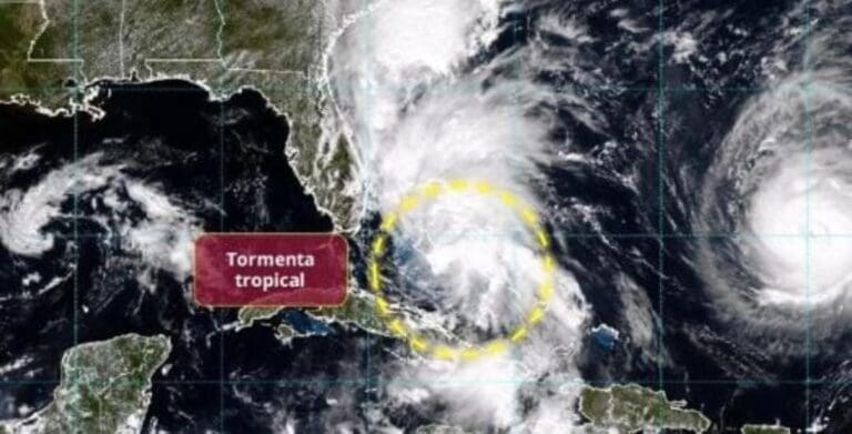 Se forma en el océano Atlántico la tormenta tropical "Imelda"; se ubica por ahora a más de mil km de Quintana Roo.