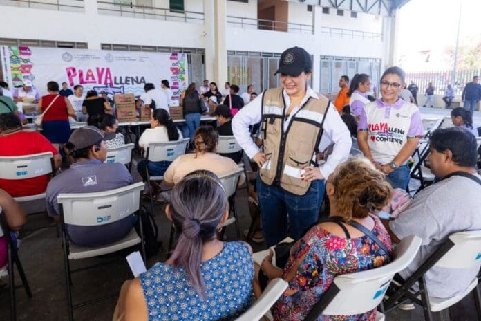 Estefanía Mercado refuerza la seguridad alimentaria con el programa “Playa llena, corazón contento”