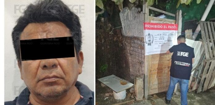 Detienen a un sujeto acusado de trata y pornografía infantil en Cancún. Él pudo pudo ser hallado en su vivienda.