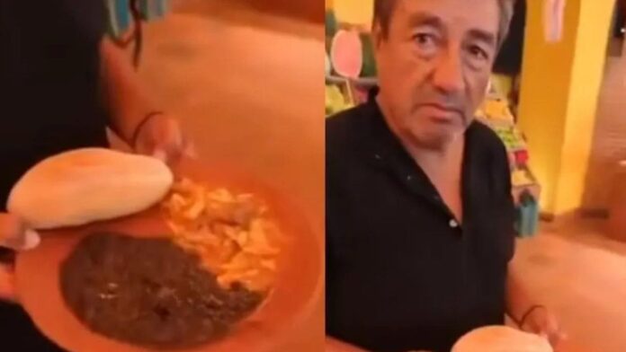 Video: Exhiben a sujeto por servirse huevo con frijoles en buffet de lujo del Hotel Xcaret de Playa del Carmen