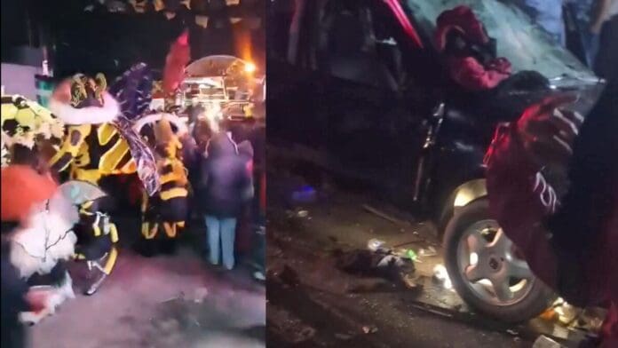 Video: Conductor atropella a seis persinas durante fiestas patronales de Almoloya de Juárez, Edomex