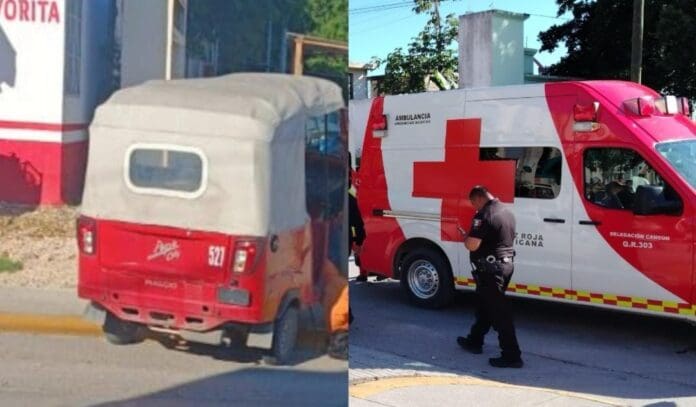 Disparan a un mototaxista en Paraíso Maya en Cancún. El hombre es reportado como delicado de salud. Sigue la inseguridad.