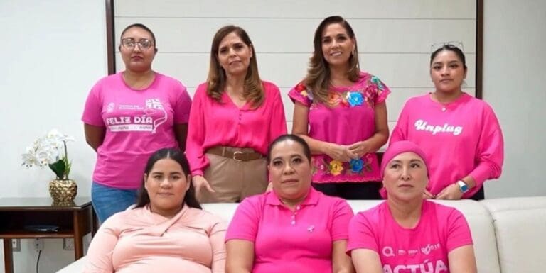 Impulsan Mara Lezama y Verónica Lezama campaña “Actúa en Rosa” para fomentar detección temprana y autocuidado.