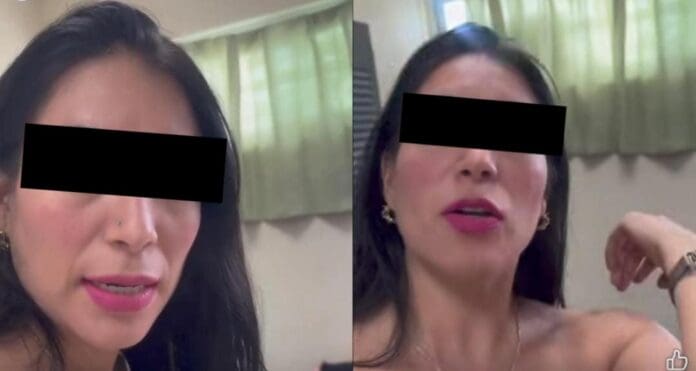 Tras denunciar agresiones, captan a la doctora del IMSS de Playa del Carmen en presunto estado inconveniente.