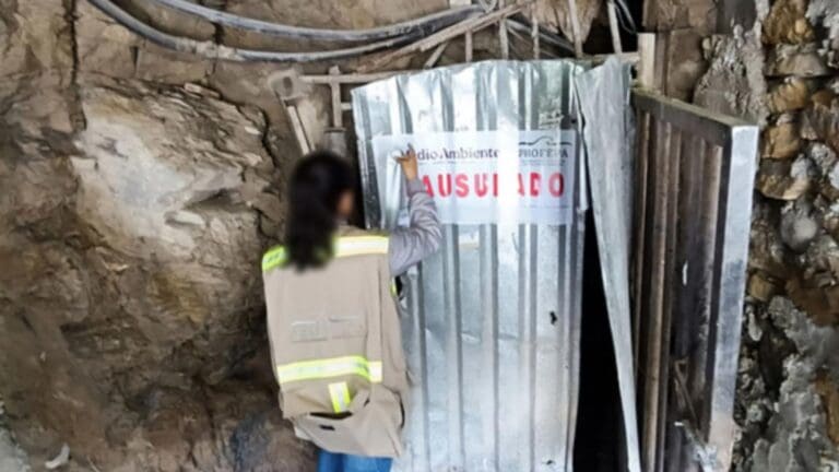 Clausura Profepa mina ilegal de mercurio en Peñamiller, Querétaro