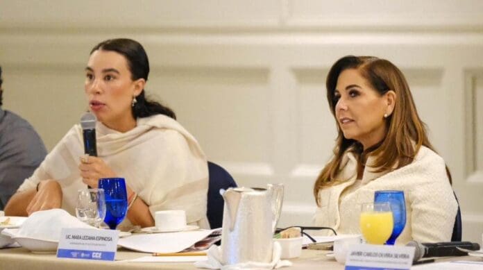 Desde Travel Mart, Mara Lezama y secretaria de Turismo alistan estrategia de Quintana Roo para Mundial 2026.