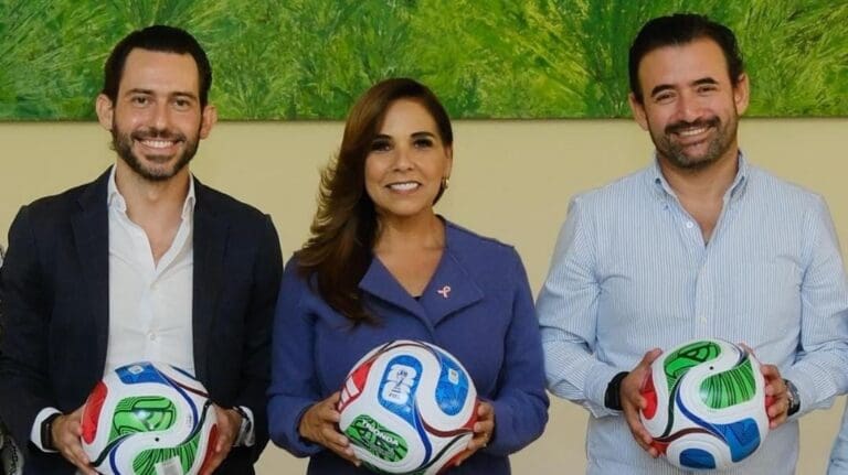 Presenta Mara Lezama Espinosa la estrategia promocional de Quintana Roo rumbo al Mundial 2026 que se celebrará en tres países.