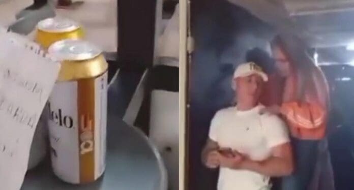 Reos arman una fiesta privada con mujeres y cervezas en un penal de Puebla; autoridades ya investigan el caso.