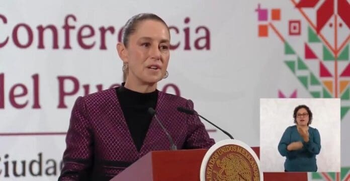 Busca la mandataria federal Claudia Sheinbaum acuerdo con Estados Unidos tras cancelación de 13 rutas al AIFA.