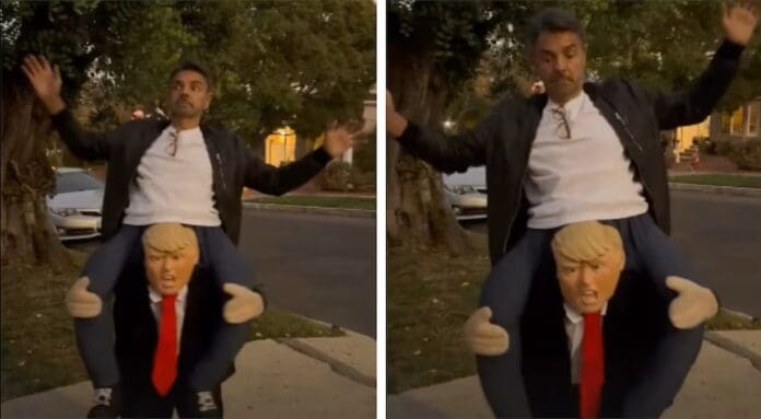 Video: Eugenio Derbez sorprende a sus seguidores disfrazado de Donald Trump en Halloween