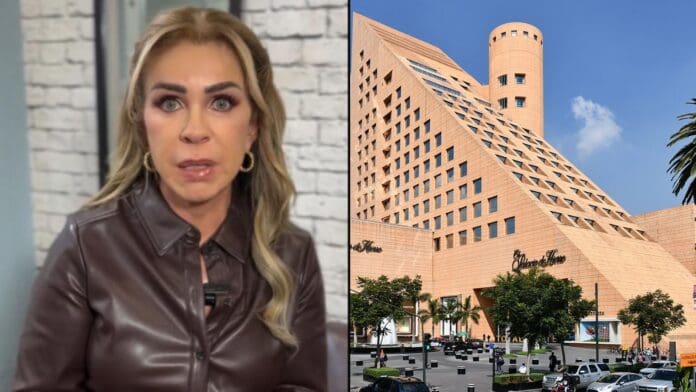 Video: Roban lujoso bolso a conductora Rocío Sánchez Azuara en tienda departamental de Polanco en CDMX