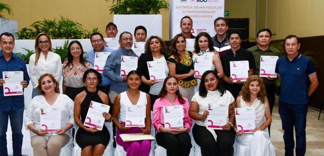 Impulsa Mara Lezama mercado inmobiliario con certificación de más de 4 mil asesores en Quintana Roo