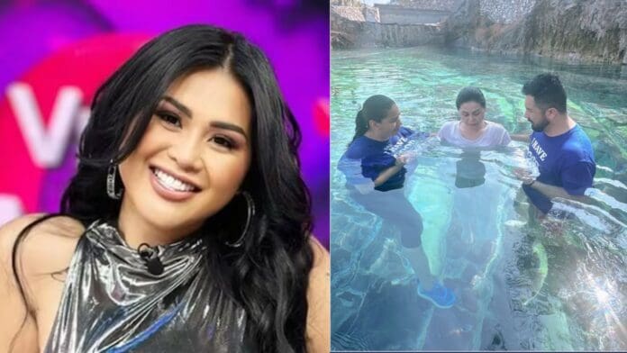 Influencer Gomita se bautiza a los 31 años de edad; asegura que fortaleció su fe