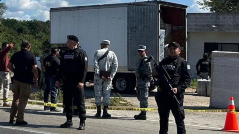 Decomisan camión que transportaba droga oculta en Yucatán; tenía como destino Quintana Roo