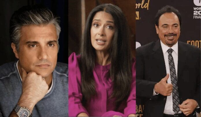 Presencia mexicana Salma Hayek, Hugo Sánchez y Jaime Camil asisten al sorteo del Mundial 2026