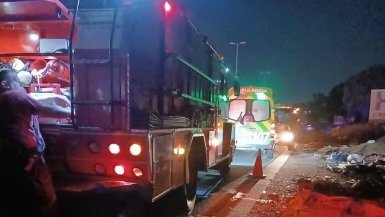 Video: Muere bombero y otros tres resultan heridos tras ser atropellados mientras apagaban un incendio en Argentina