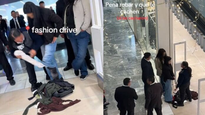 Video: Detienen a dos mujeres tras intentar robar prendas en tienda de Fashion Drive en San Pedro, Nuevo León
