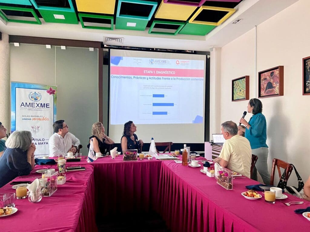 Presenta AMEXME resultados del fortalecimiento de emprendedoras para impulsar la soberanía alimentaria en Playa del Carmen