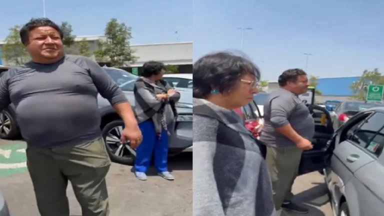 Hombre expone a personas que ocupan espacios exclusivos para autos eléctricos en Cdmx