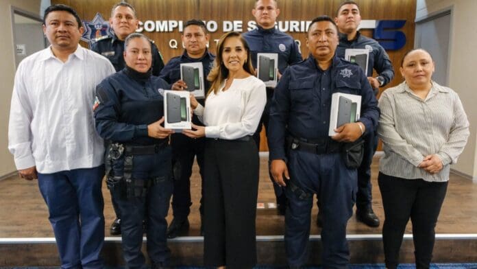 Otorgó Mara Lezama Espinosa fortalecimiento y dignificación a instituciones municipales de Seguridad Ciudadana