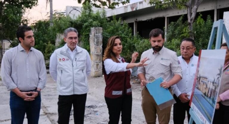 Anuncian Mara Lezama y Alejandro Svarch recuperación del antiguo Kumate; será Hospital Materno Infantil de Cancún.