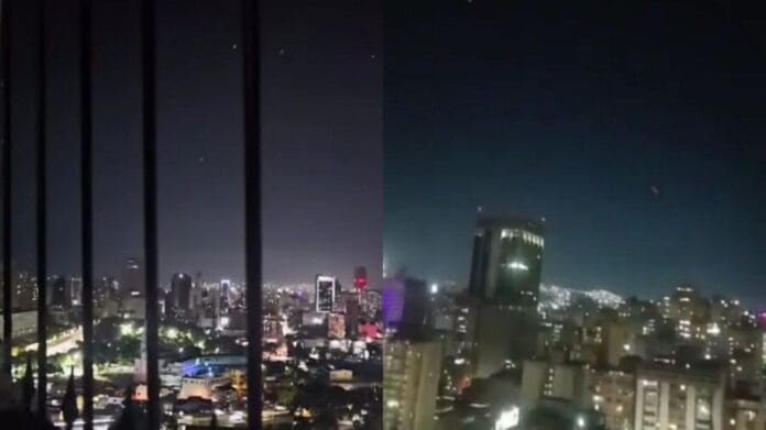 Reportan múltiples detonaciones y drones sobrevolando en Caracas, Venezuela