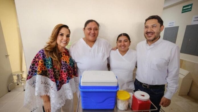 Con respaldo federal, Mara Lezama pone en operación nueva Unidad de Medicina Familiar del ISSSTE en Playa del Carmen.