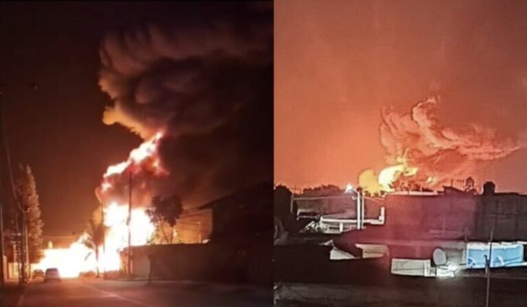 Video: Toma clandestina provoca explosión en Villagrán, Guanajuato