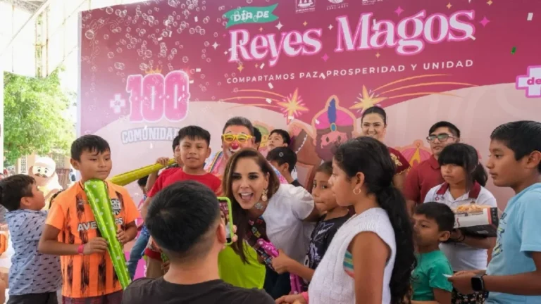 Mara y Vero Lezama celebran el Día de Reyes con más de 25 mil 600 niñas y niños en Quintana Roo