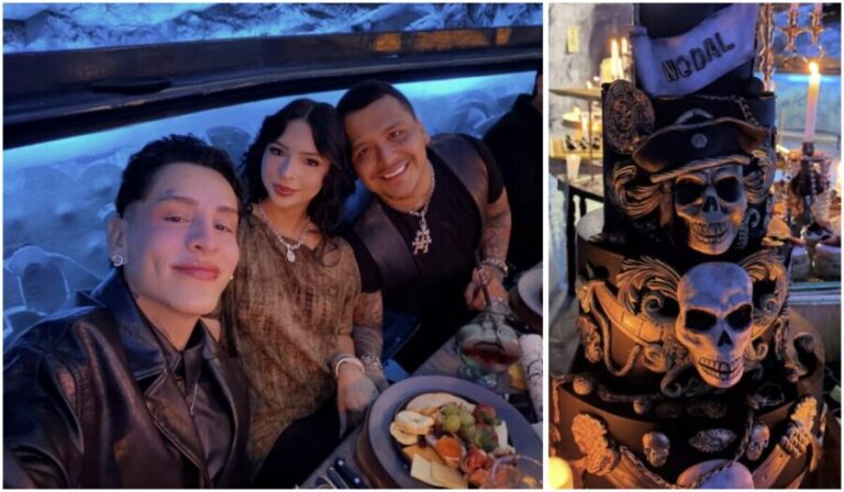 Al estilo pirata, Christian Nodal festeja su cumpleaños 27 en Zacatecas