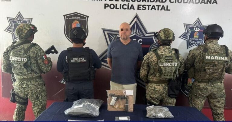 Capturan en Cancún a un integrante de una célula criminal cubana supuestamente vinculada con el Cártel de Sinaloa.