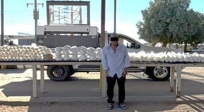 Detienen a hombre por transportar más de 200 kilos de metanfetamina en Sonora