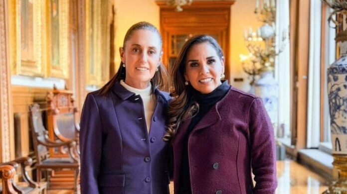 Se reúne Mara Lezama con Claudia Sheinbaum Pardo y le presenta la agenda de Quintana Roo para la Fitur 2026.