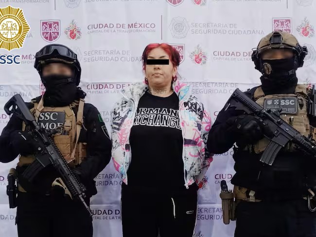 Capturan a “La Mane”, lideresa de una facción de La Unión Tepito en CDMX