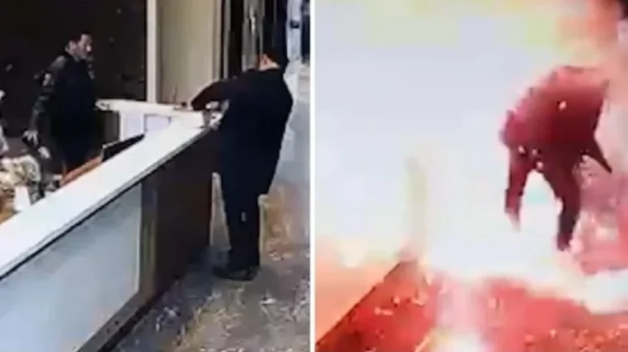 Paquete con pirotecnia explota en la cara de un hombre en Turquía