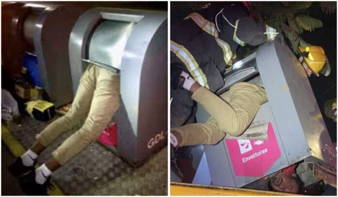 Hombre queda atrapado en contenedor de reciclaje en Guadalajara, Jalisco