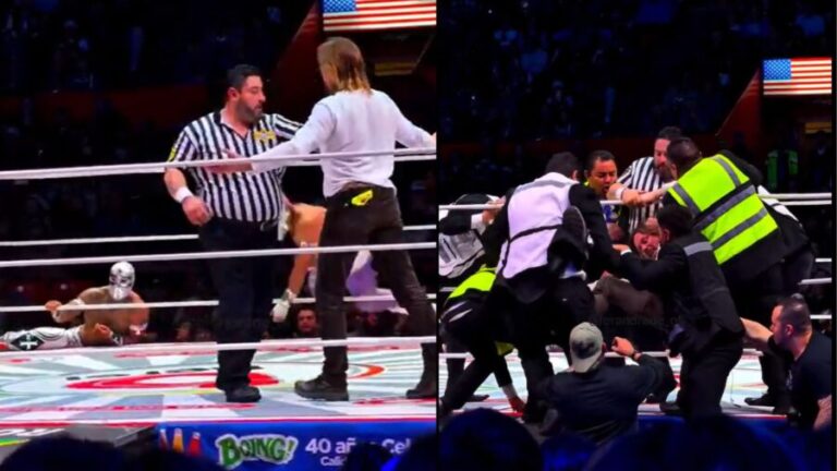 Video: Sujeto se sube al ring de la Arena México en plena función de lucha libre en CDMX