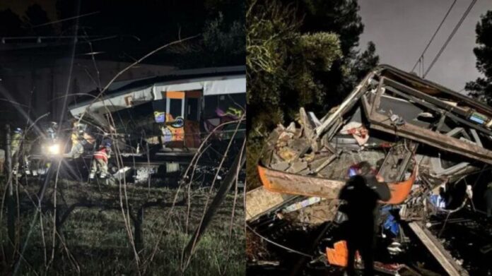 Choque de tren contra muro de contención en Barcelona, España deja una persona muerta y 37 heridos
