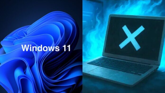 Actualización de Windows 11 provoca pantallas negras, fallos en Outlook y parches de emergencia