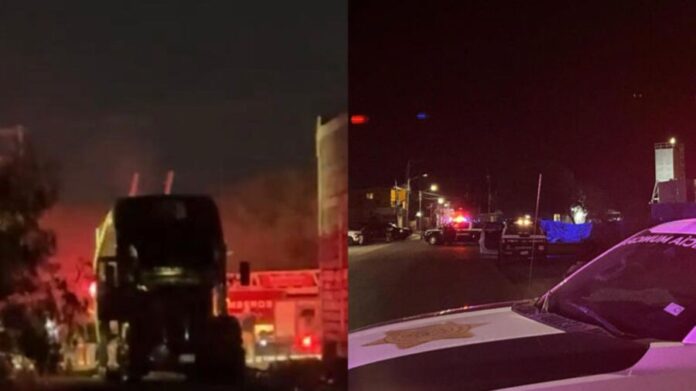 Muere una persona tras explosión de pipa cargada con gasolina en Querétaro