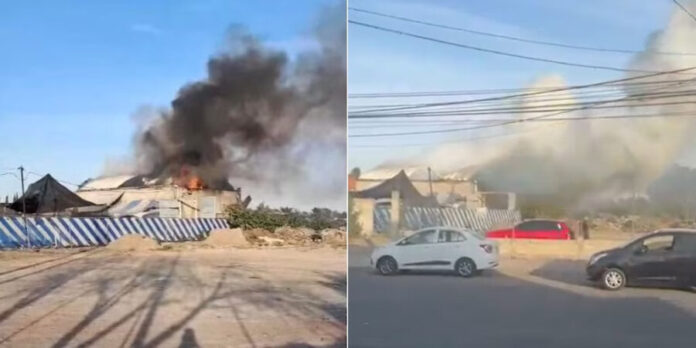 Se registra explosión de fábrica de velas en Tultepec, Edomex