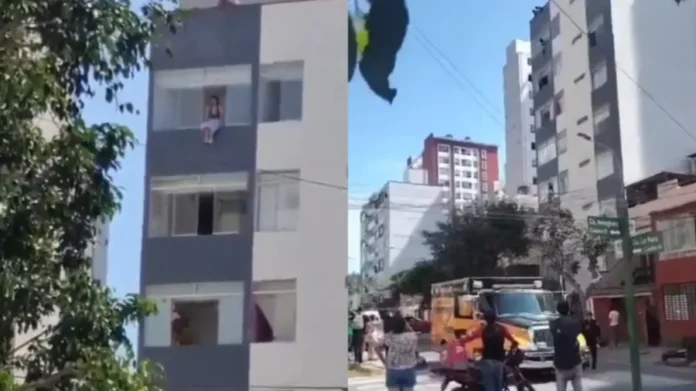 Mujer queda grave tras arrojarse de un octavo piso en Lima, Perú