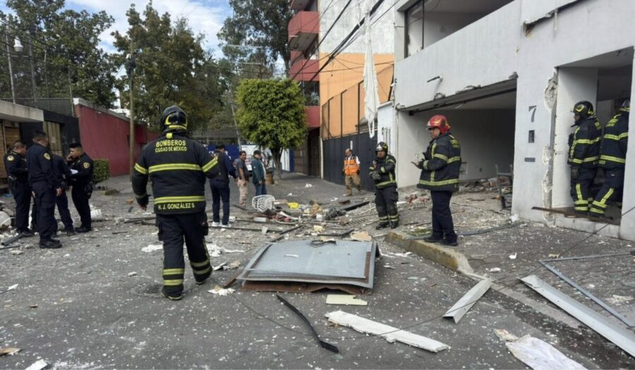 Video: Explosión de tanque de gas deja una persona lesionada y daños en vivienda en Cdmx