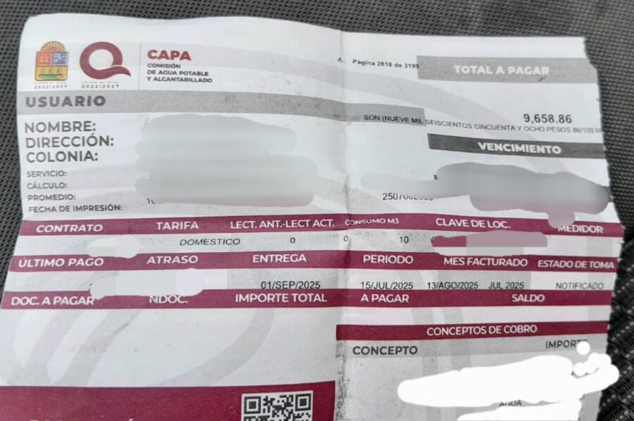 Cobros excesivos y desabasto de agua desatan enojo ciudadano contra CAPA