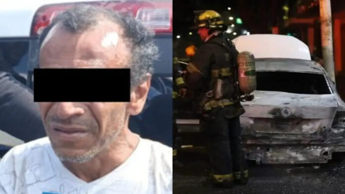 Adulto mayor es arrestado por incendiar vehículos en Guadalajara, Jalisco