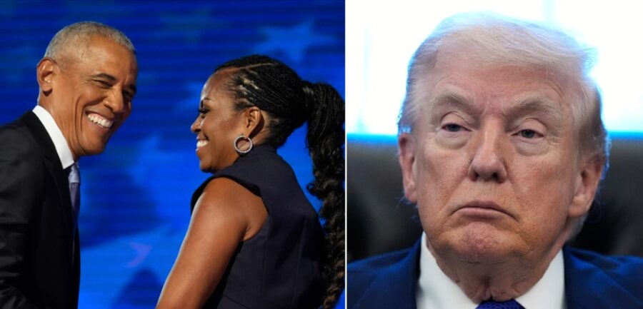 Donald Trump difunde video que representa a Barack y Michelle Obama como una pareja de monos