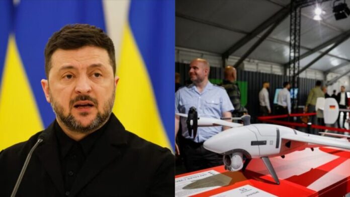 Volodímir Zelensky confirmó que ahora la fabricación de drones de Ucrania se hará en Alemania