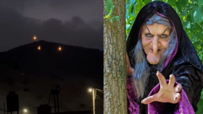 Video: Captan bolas de fuego en un cerro del Edomex; internautas dudan entre si son brujas o IA