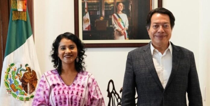 Aunque Marx Arriaga sigue atrincherado en su oficina, Mario Delgado ha nombrado a Nadia López en su lugar.