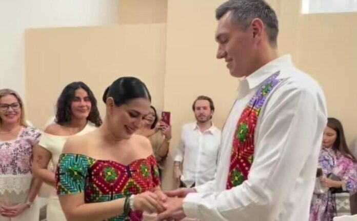 Se casan Estefanía Mercado y Eduardo Nájera en Playa del Carmen. El enlace se celebró este viernes 20 de febrero.